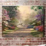 Fountain of Blessings HD Canvas Print Home Decor Paintings Wall Art Pictures