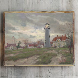 Chatham Light HD Canvas Print Home Decor Paintings Wall Art Pictures