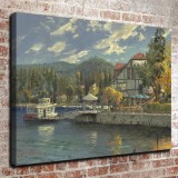 Lake Arrowhead HD Canvas Print Home Decor Paintings Wall Art Pictures