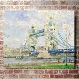 Tower Bridge London HD Canvas Print Home Decor Paintings Wall Art Pictures