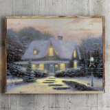 Christmas Eve HD Canvas Print Home Decor Paintings Wall Art Pictures