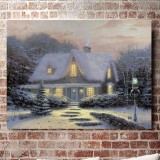 Christmas Eve HD Canvas Print Home Decor Paintings Wall Art Pictures