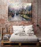 Hometown Christmas HD Canvas Print Home Decor Paintings Wall Art Pictures