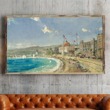 The Beach at Nice HD Canvas Print Home Decor Paintings Wall Art Pictures