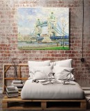 Tower Bridge London HD Canvas Print Home Decor Paintings Wall Art Pictures