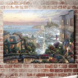 San Francisco Lombard Street HD Canvas Print Home Decor Paintings Wall Art Pictures