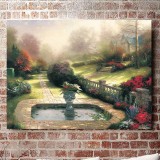 Gardens Beyond Autumn Gate HD Canvas Print Home Decor Paintings Wall Art Pictures