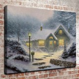 Home For The Evening HD Canvas Print Home Decor Paintings Wall Art Pictures