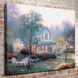 The Village Inn HD Canvas Print Home Decor Paintings Wall Art Pictures