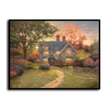 Gingerbread Cottage HD Canvas Print Home Decor Paintings Wall Art Pictures