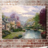 Lamplight Brooke HD Canvas Print Home Decor Paintings Wall Art Pictures