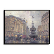 Piccadilly Circus HD Canvas Print Home Decor Paintings Wall Art Pictures