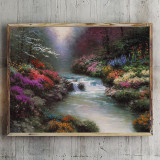 Beside Still Waters HD Canvas Print Home Decor Paintings Wall Art Pictures