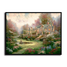 Gardens Beyond Spring Gate HD Canvas Print Home Decor Paintings Wall Art Pictures