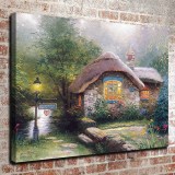 Collector Cottage I HD Canvas Print Home Decor Paintings Wall Art Pictures