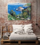 Catalina View From Descanso Canyon HD Canvas Print Home Decor Paintings Wall Art Pictures