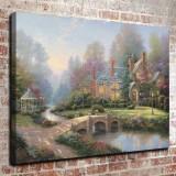 Beyond Spring Gate HD Canvas Print Home Decor Paintings Wall Art Pictures