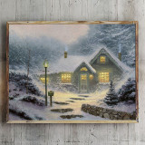 Home For The Evening HD Canvas Print Home Decor Paintings Wall Art Pictures