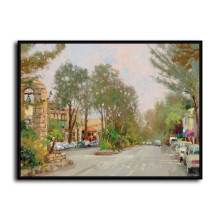 Carmel Ocean Avenue II HD Canvas Print Home Decor Paintings Wall Art Pictures