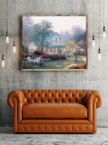 The Village Inn HD Canvas Print Home Decor Paintings Wall Art Pictures