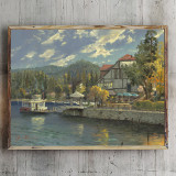 Lake Arrowhead HD Canvas Print Home Decor Paintings Wall Art Pictures