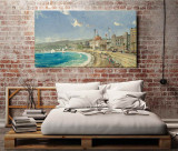 The Beach at Nice HD Canvas Print Home Decor Paintings Wall Art Pictures