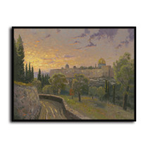 Jerusalem Sunset HD Canvas Print Home Decor Paintings Wall Art Pictures