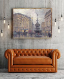 Piccadilly Circus HD Canvas Print Home Decor Paintings Wall Art Pictures