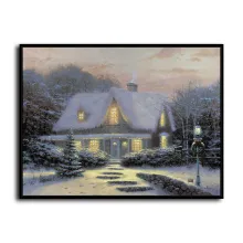Christmas Eve HD Canvas Print Home Decor Paintings Wall Art Pictures