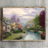 Lamplight Brooke HD Canvas Print Home Decor Paintings Wall Art Pictures