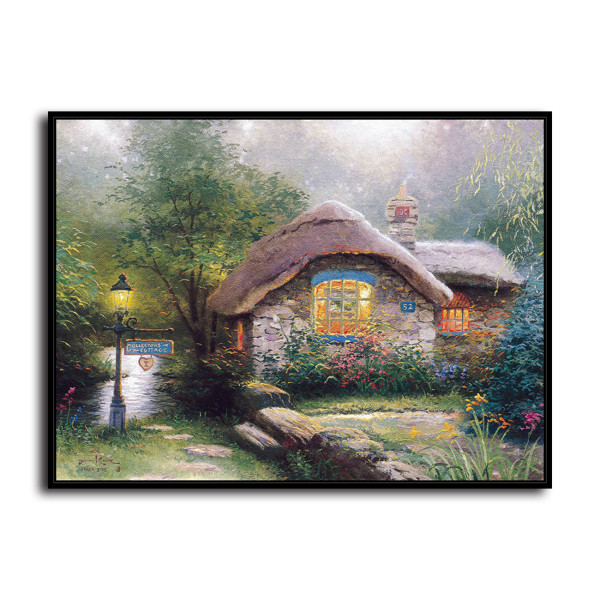 Collector Cottage I HD Canvas Print Home Decor Paintings Wall Art Pictures