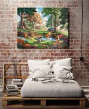 Winnie The Pooh I HD Canvas Print Home Decor Paintings Wall Art Pictures