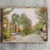 Carmel Ocean Avenue II HD Canvas Print Home Decor Paintings Wall Art Pictures