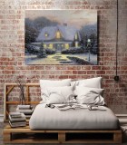 Christmas Eve HD Canvas Print Home Decor Paintings Wall Art Pictures