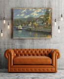 Lake Arrowhead HD Canvas Print Home Decor Paintings Wall Art Pictures