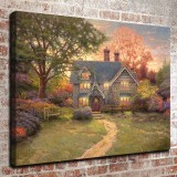 Gingerbread Cottage HD Canvas Print Home Decor Paintings Wall Art Pictures