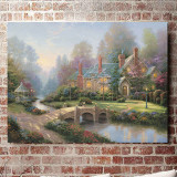 Beyond Spring Gate HD Canvas Print Home Decor Paintings Wall Art Pictures