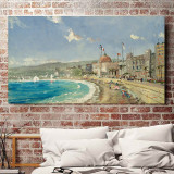 The Beach at Nice HD Canvas Print Home Decor Paintings Wall Art Pictures