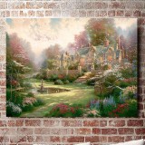 Gardens Beyond Spring Gate HD Canvas Print Home Decor Paintings Wall Art Pictures