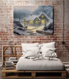 Home For The Evening HD Canvas Print Home Decor Paintings Wall Art Pictures