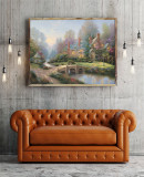 Beyond Spring Gate HD Canvas Print Home Decor Paintings Wall Art Pictures