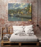 Lake Arrowhead HD Canvas Print Home Decor Paintings Wall Art Pictures