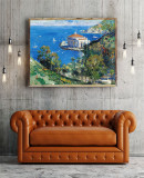 Catalina View From Descanso Canyon HD Canvas Print Home Decor Paintings Wall Art Pictures