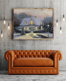 Christmas Eve HD Canvas Print Home Decor Paintings Wall Art Pictures