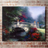 The Broadwater Bridge Thomashire HD Canvas Print Home Decor Paintings Wall Art Pictures