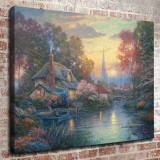 Nanette Cottage HD Canvas Print Home Decor Paintings Wall Art Pictures