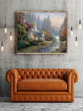 Forest Chapel HD Canvas Print Home Decor Paintings Wall Art Pictures