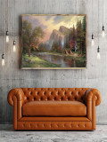 The Mountains Declare His Glory HD Canvas Print Home Decor Paintings Wall Art Pictures