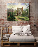 The Cottage HD Canvas Print Home Decor Paintings Wall Art Pictures