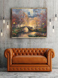 Central Park in the Fall HD Canvas Print Home Decor Paintings Wall Art Pictures